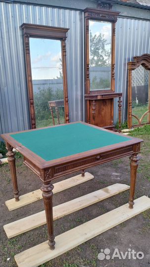 Стол Ломберных Старинный Антикварный