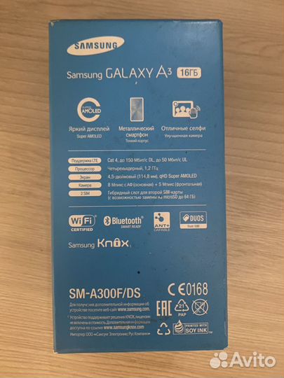 Samsung Galaxy A3 SM-A300F Single Sim, 16 ГБ