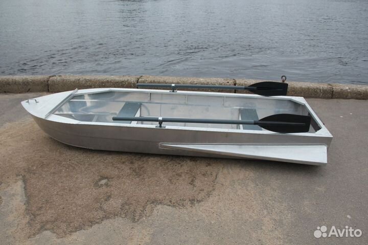 Новая алюм.лодка Малютка-Н 3.1 м.,с булями,транцем