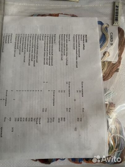 Набор для аышивпния крестом от фирмы Жанлин