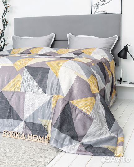 Покрывало пабло охра новое плед на кровать