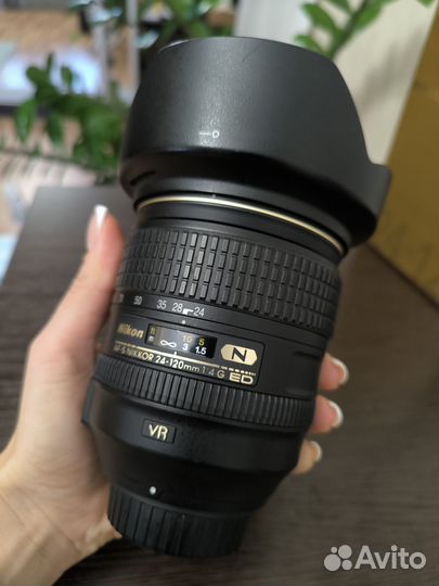 Объектив на Никон 24-120mm f/4G ED VR AF-S Nikkor