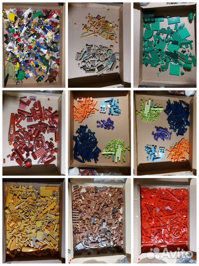 Лего россыпь 11 кг