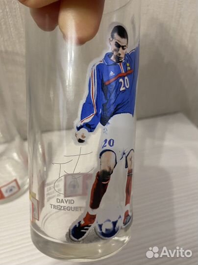 Стаканы с футболистами