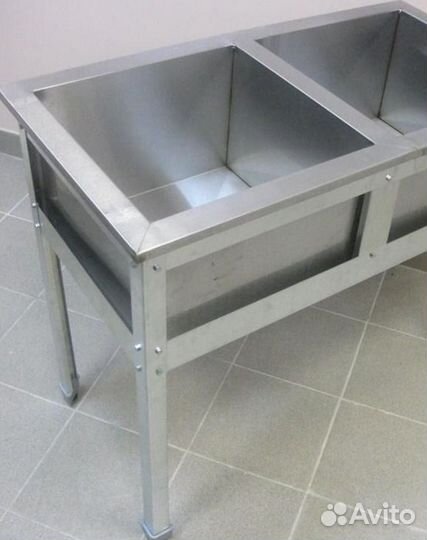 Ванна моечная 2 секц вм 2/400 есть разные размеры