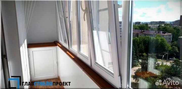 Остекление коттеджей veka