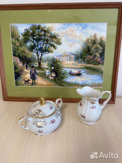 Сервиз фарфоровый Альтенбург Саксония на 11 персон