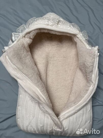 Конверт зимний на выписку