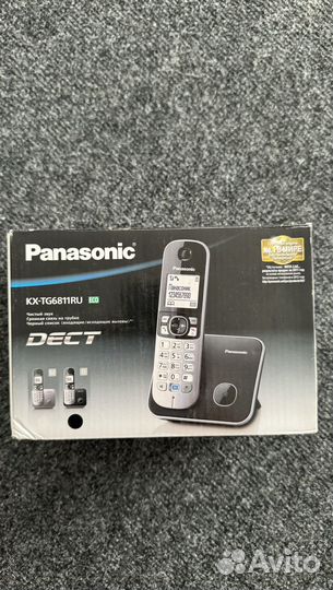 Телефон беспроводной Panasonic KX-TG6811RUB