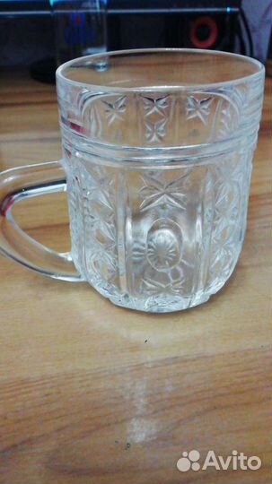 Кружка, хрусталь, СССР - 7шт