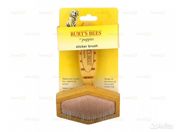 Burt's Bees, Slicker Brush для щенков, 1 шт