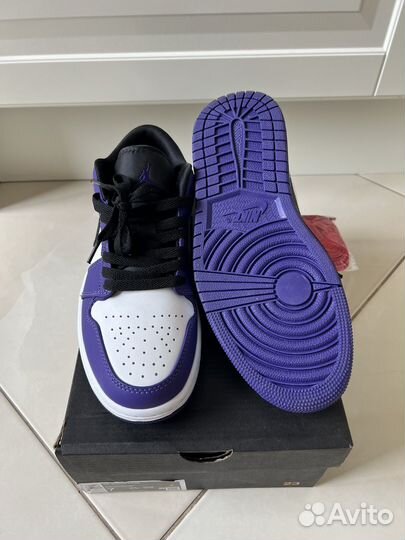 Nike Air Jordan 1 Low Court Purple White