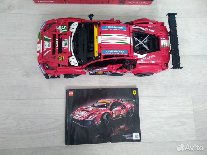 Конструктор lego Technic 42125 Ferrari 488 GTE