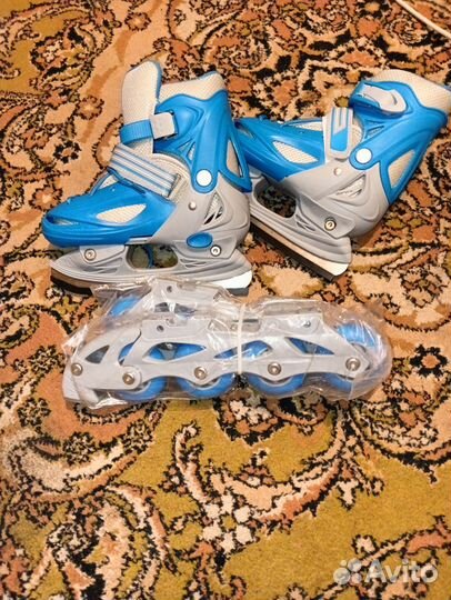 Коньки, снегокат