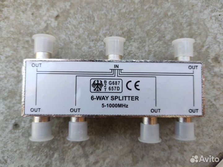 Сплиттер телевизионный (делитель тв сигнала)