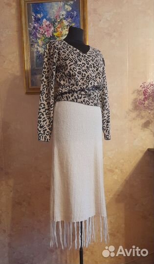 Юбка с бахромой Снежная королева