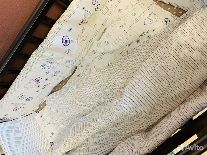 Комплект бортиков с одеялом в детскую кровать