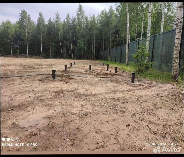 Винтовые сваи. Пескобетон в подарок