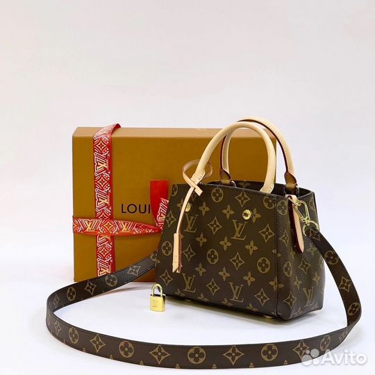 Сумка женская louis vuitton натуральная кожа