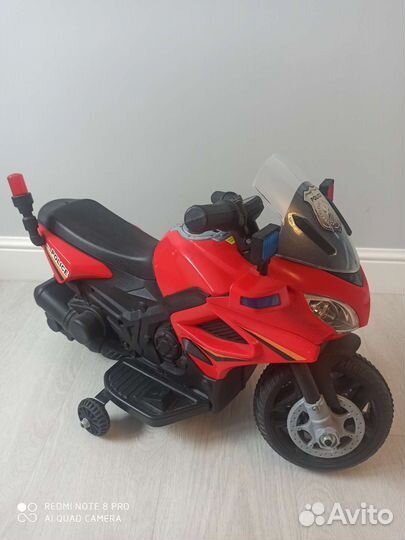 Детский электромотоцикл на аккумуляторе бу