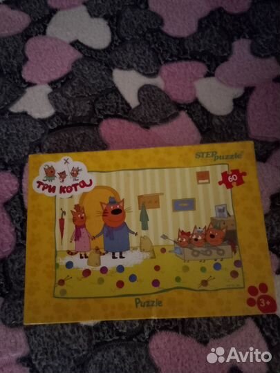 Пазлы для детей пакетом, 3 шт