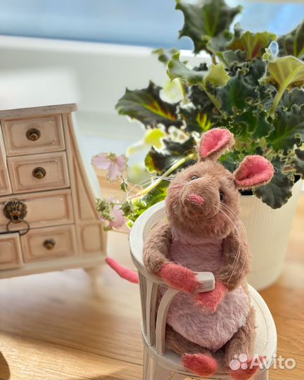Коллекционная интерьерная игрушка в стиле тедди