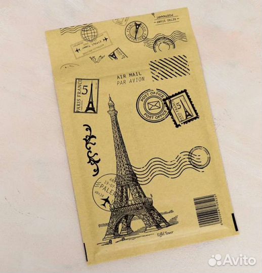 Крафт-конверт с воздушно-пузырьк плёнкой, 15х21 см