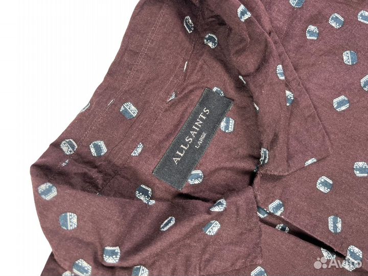 Allsaints рубашка из вискозы