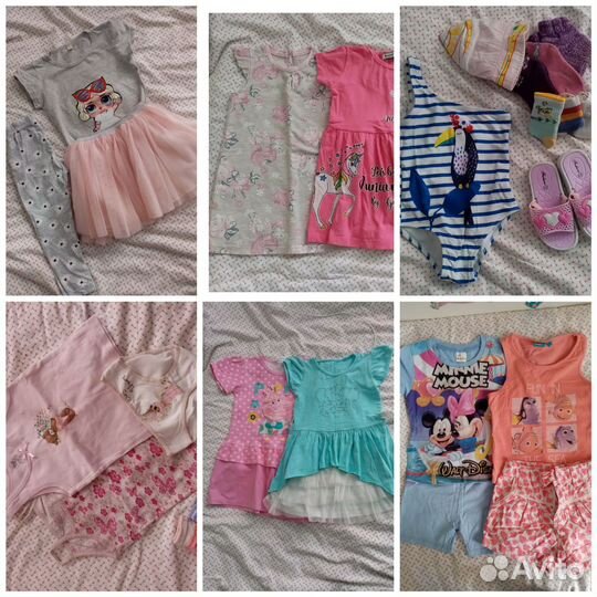 Одежда пакетом для девочки 92 98