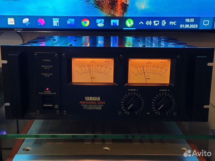 Yamaha PC2002M Professional, Усилитель XLR, Sanken