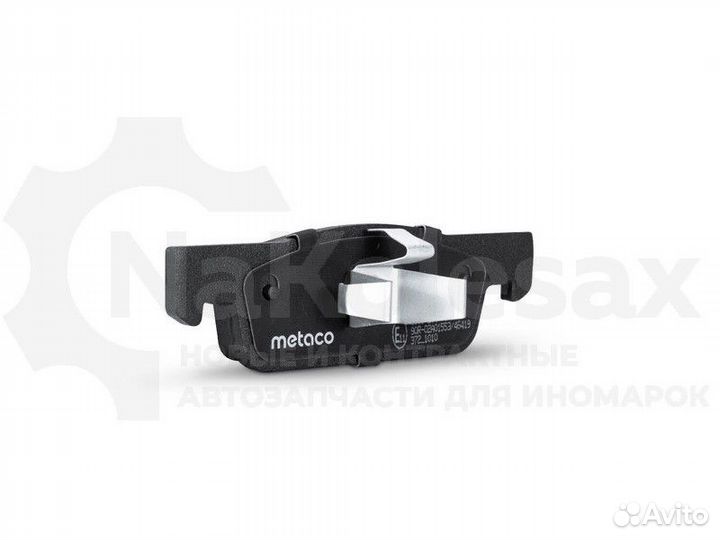 Колодки тормозные передние к-кт Metaco 3000-204