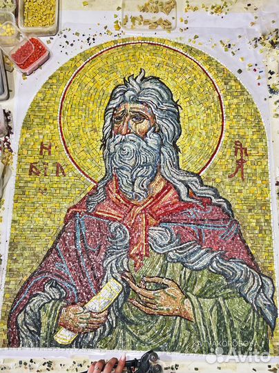 Мозаика в Храмы иконы на заказ Художник мозаичист