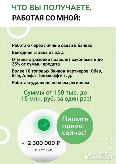 Кредит. Кредитование