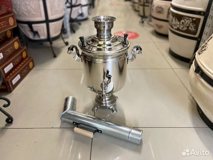 Тульский самовар на дровах