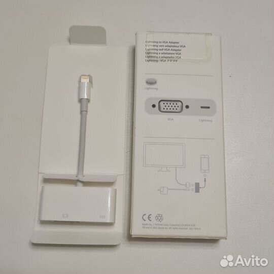 Apple адаптер VGA - Lightning (б/у, оригинал)