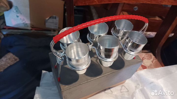 Набор столовой посуды, стопки, алюминий