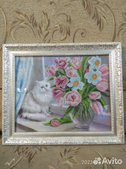 Картины вышитые бисером