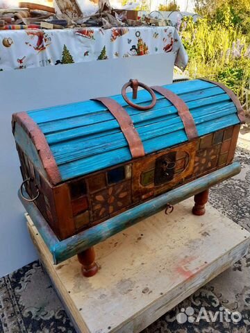 Антикварная Мебель. Сундук Ларь Расписной царского