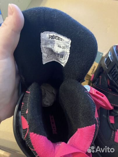 Коньки для девочки раздвижные новые