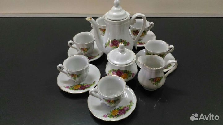 Чайно кофейный сервиз фарфор