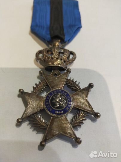 Орден Леопольда 2. Бельгия. Серебро