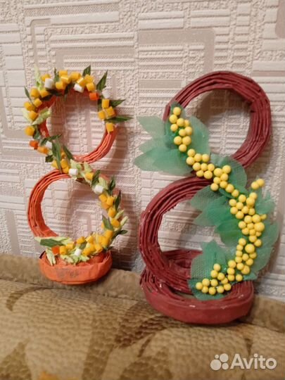 Поделка 8 на мамин праздник