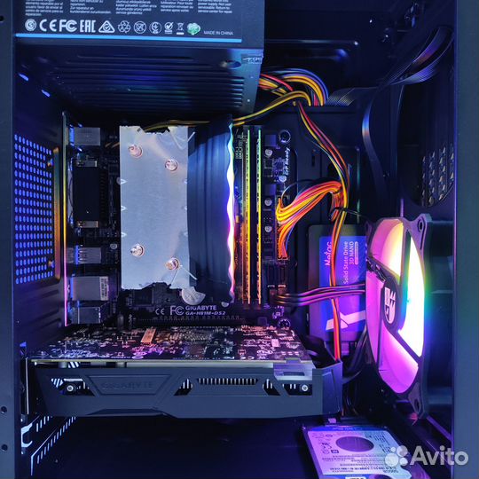 Игровой пк i5-4590/GTX 1050 Ti/16 Gb/SSD 250Gb+HDD