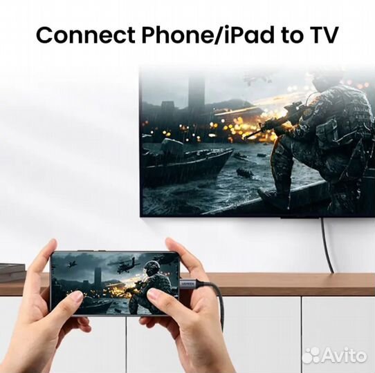 Кабель Ugreen USB-C - hdmi