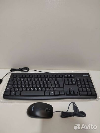 Набор клавиатура и мышь Logitech mk120 5штук