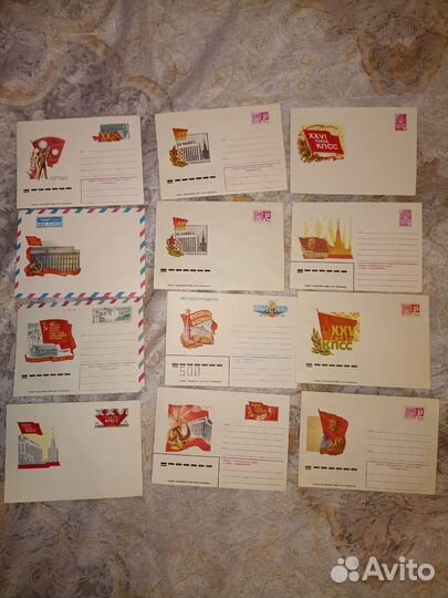 Почтовые конверты СССР