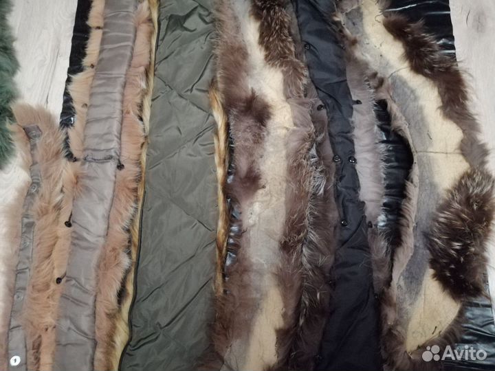 Съемный меховой воротник