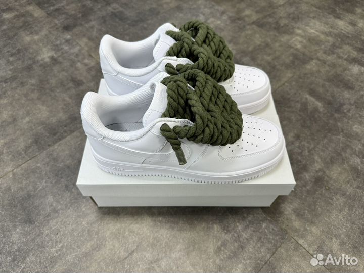 Кроссовки Nike Air Force 1 Custom Olive(Оливковый)