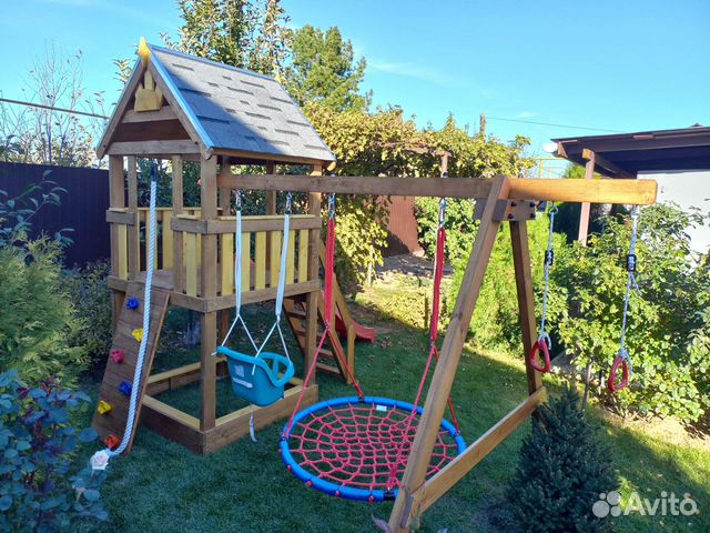 Детская игровая площадка с горкой 2,2м(вариант 2)