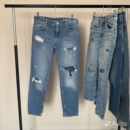 Джинсы женские zara mango 40,42,44 размер